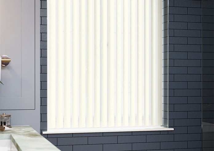 Sorrento (Blackout), Off White - Vertical Blind - Image 5